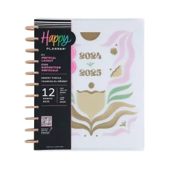 2024-2025 The Happy Planner Desert Thistle 8.5" x 11" Academic Weekly & Monthly Planner, Plastic Cover, Multicolor