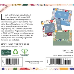 2025 Willow Creek 365 Days of Positivity 6" x 5.5" Day-to-Day Calendar (40553)