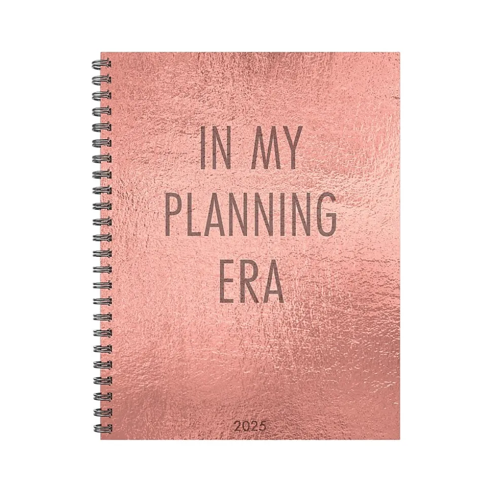 2025 Willow Creek 8.5" x 11" Weekly & Monthly Planner, Paper Cover, Pink (48696X)