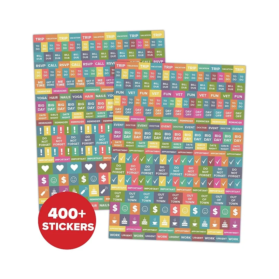 2025 Willow Creek 8.5" x 11" Weekly & Monthly Planner, Paper Cover, Pink (48696X)