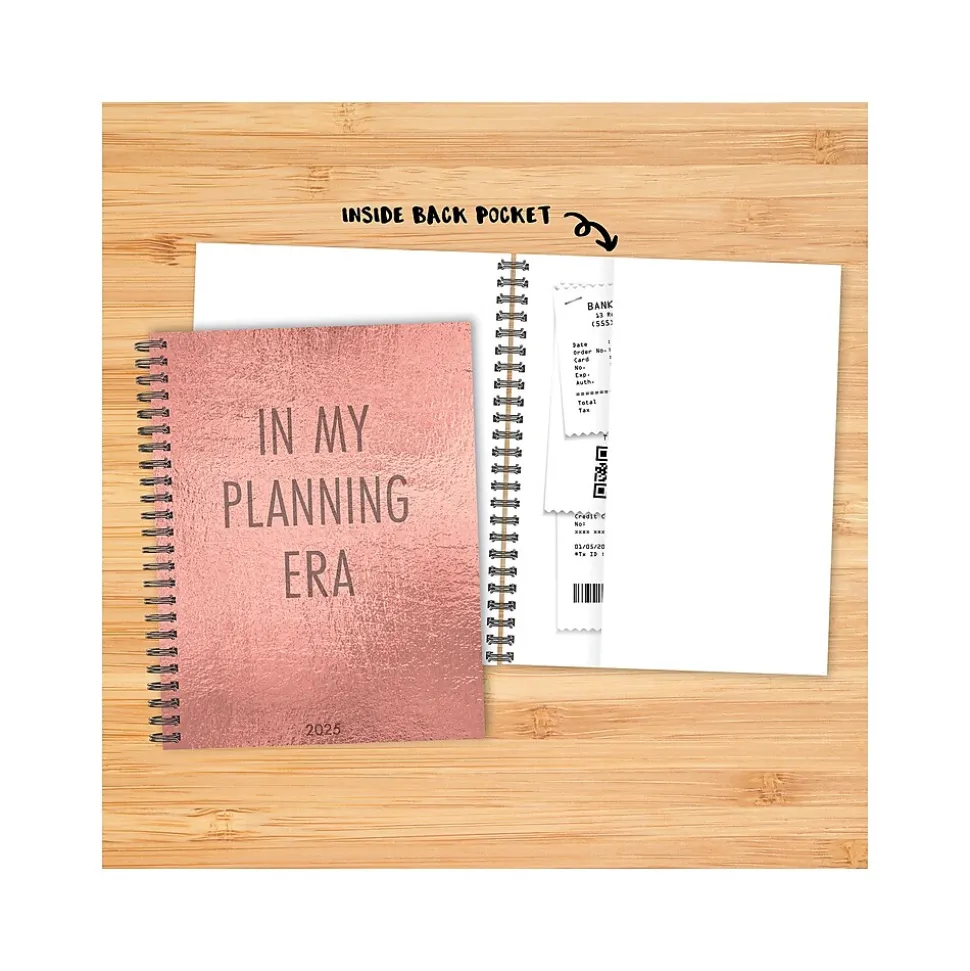 2025 Willow Creek 8.5" x 11" Weekly & Monthly Planner, Paper Cover, Pink (48696X)