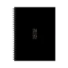 2024-2025 Willow Creek Basic Black 6.5" x 8.5" Academic Weekly & Monthly Planner, Paper Cover, Black/Brown (47729)