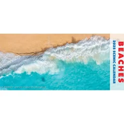 2025 Willow Creek Beaches 15" x 6.5" Yearly Panoramic Wall Calendar (48283)