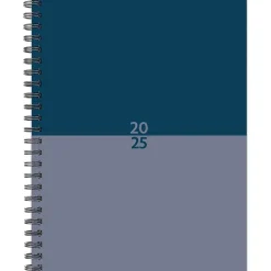 2025 Willow Creek Blue Duotone 6.5" x 8.5" Weekly Planner Cover, Blue/Gray (47316)