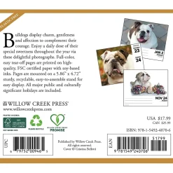 2025 Willow Creek Bulldogs 6" x 5.5" Day-to-Day Calendar, Multicolor (40706)