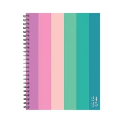 2024-2025 Willow Creek Cabana Stripe 6.5" x 8.5" Academic Weekly & Monthly Planner, Softcover, Multicolor (46234)