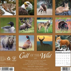 2025 Willow Creek Call of the Wild 12" x 12" Monthly Wall Calendar (42113)