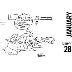 2025 Willow Creek Cat Cartoon-A-Day by Jonny Hawkins 6