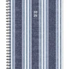 2025 Willow Creek Chambray Stripe 6.5" x 8.5" Weekly Planner (48818)