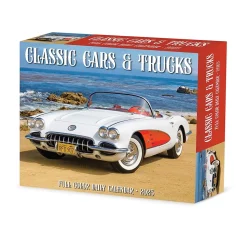 2025 Willow Creek Classic Cars & Trucks 6" x 5.5" Day-to-Day Calendar, Multicolor (40744)