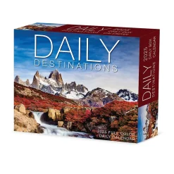 2025 Willow Creek Daily Destinations 2025 6.2" x 5.4" Day-to-Day Calendar (40782)