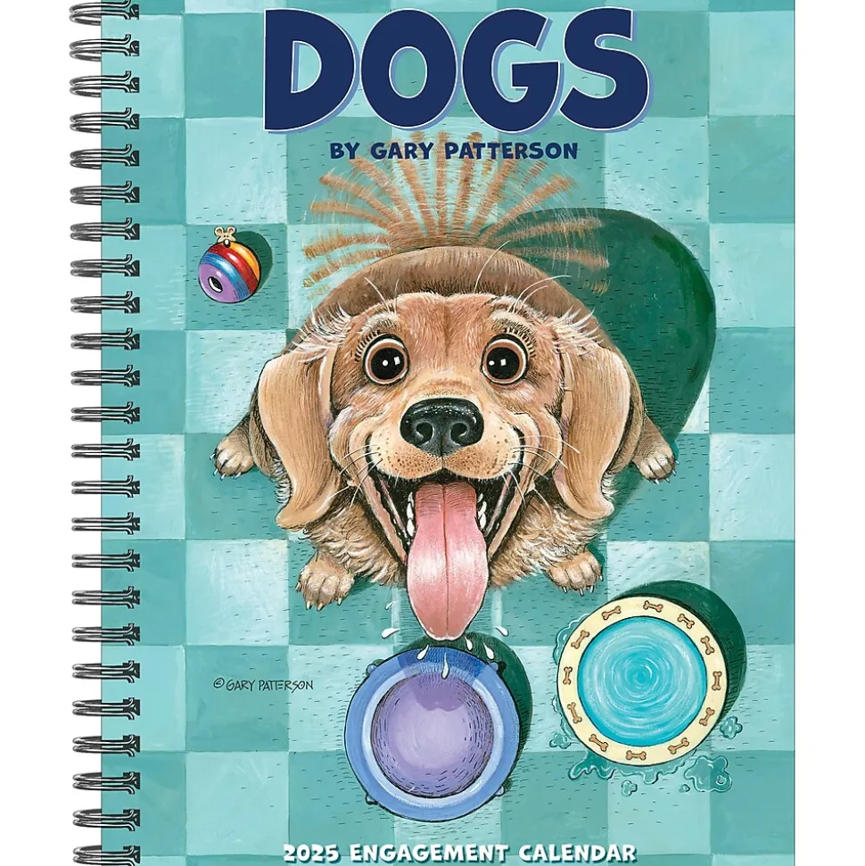 2025 Willow Creek Dogs by Gary Patterson 8.5" x 6.5" Yearly Personal Organizer Cover (47262)