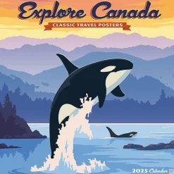 2025 Willow Creek Explore Canada 12" x 12" Monthly Wall Calendar (42847)