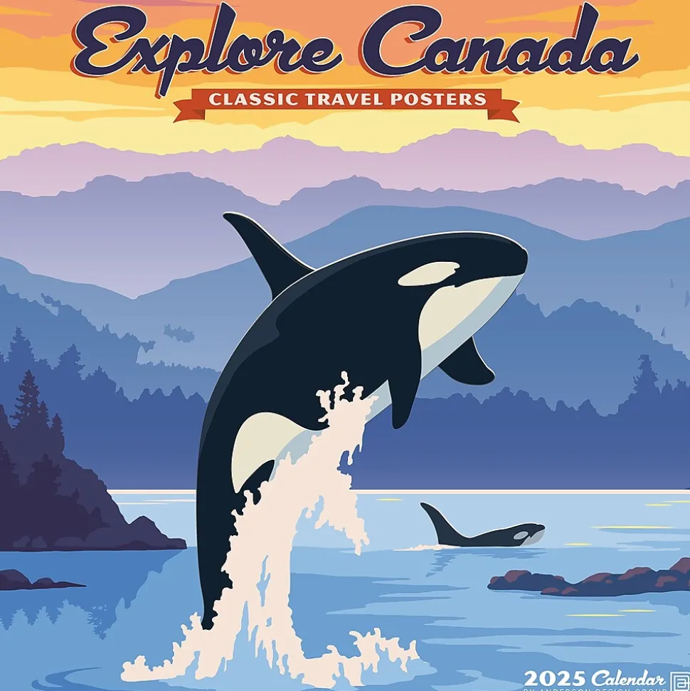 2025 Willow Creek Explore Canada 12" x 12" Monthly Wall Calendar (42847)