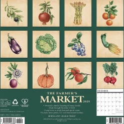 2025 Willow Creek Farmers Market 12" x 12" Monthly Wall Calendar (46388)