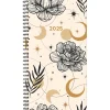 2025 Willow Creek Floral Moon 3.5" x 6.5" Weekly Planner Cover, Multicolored (48733)