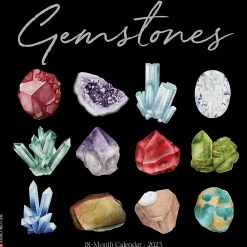 2025 Willow Creek Gemstones 12" x 12" Monthly Wall Calendar (43004)