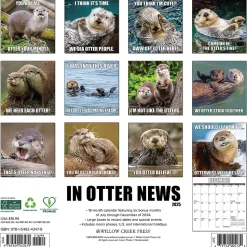 2025 Willow Creek In Otter News 12" x 12" Monthly Wall Calendar (43479)