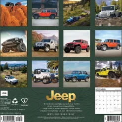 2025 Willow Creek Jeep 12" x 12" Monthly Wall Calendar (46456)