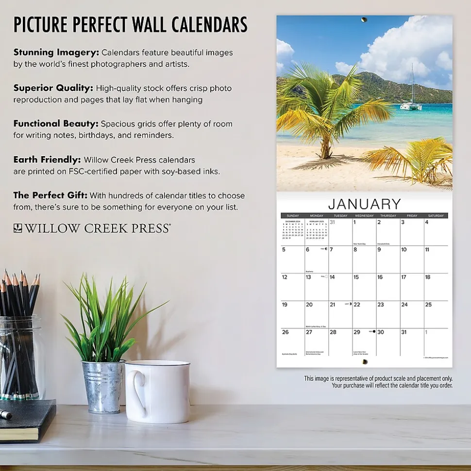 2025 Willow Creek Jeep 12" x 12" Monthly Wall Calendar (46456)