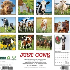 2025 Willow Creek Just Cows 12" x 12" Monthly Wall Calendar (42625)