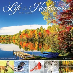 2025 Willow Creek Life in the Northwoods 12" x 12" Monthly Wall Calendar (43714)