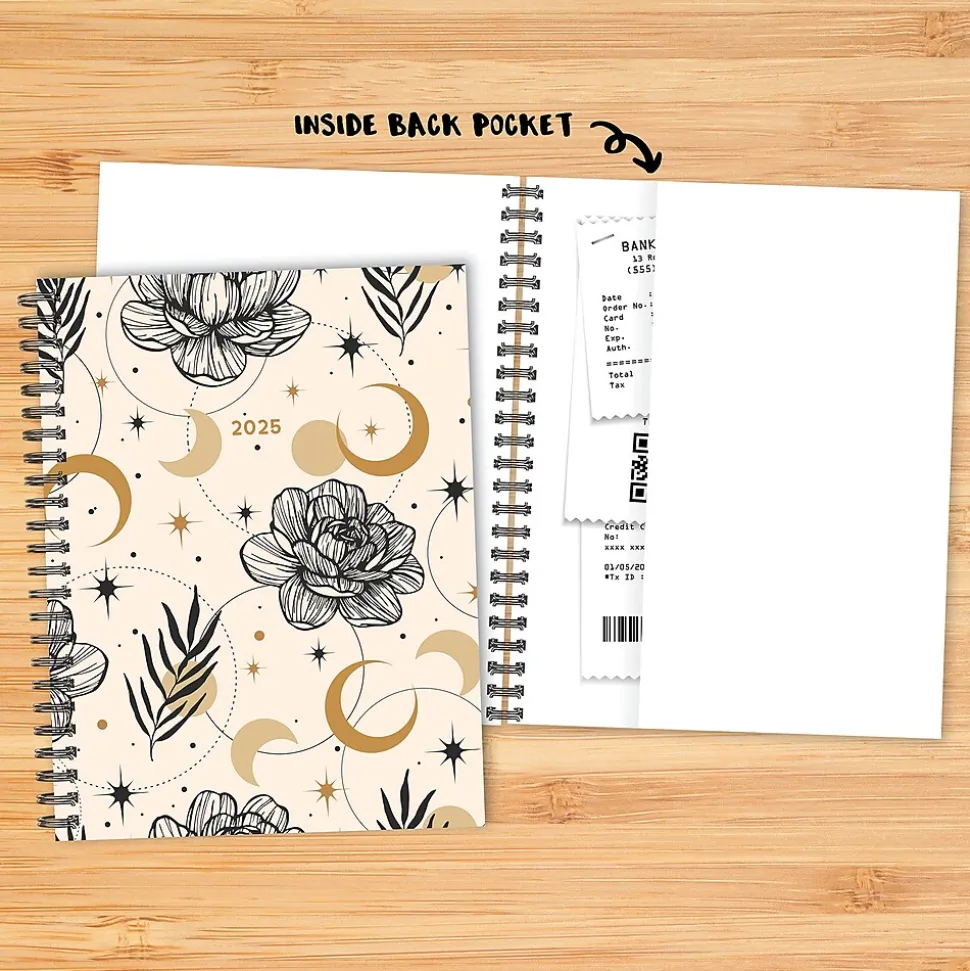 2025 Willow Creek Moon and Flora 6.5" x 8.5" Weekly Planner (48863)