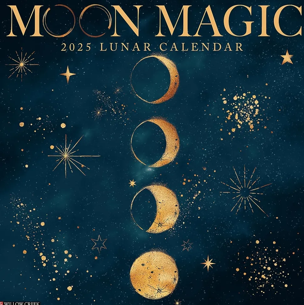 2025 Willow Creek Moon Magic 12" x 12" Monthly Wall Calendar (46630)