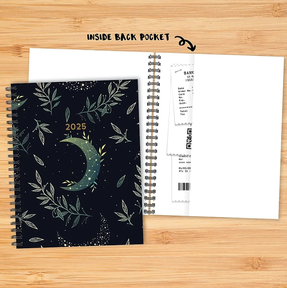 2025 Willow Creek Moonlight Mystique 8.5" x 11" Weekly Planner Cover, Multicolored (47361)