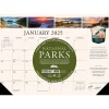 2025 Willow Creek National Parks 17" x 12" Small Monthly Deskpad (47835)