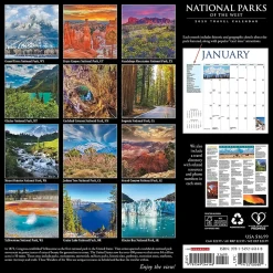 2025 Willow Creek National Parks of the West 12" x 12" Monthly Wall Calendar (44148)