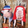 2025 Willow Creek Pigs at Play 12" x 12" Monthly Wall Calendar (44469)