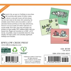 2025 Willow Creek Simon's Cat 6" x 5.5" Day-to-Day Calendar (41017)