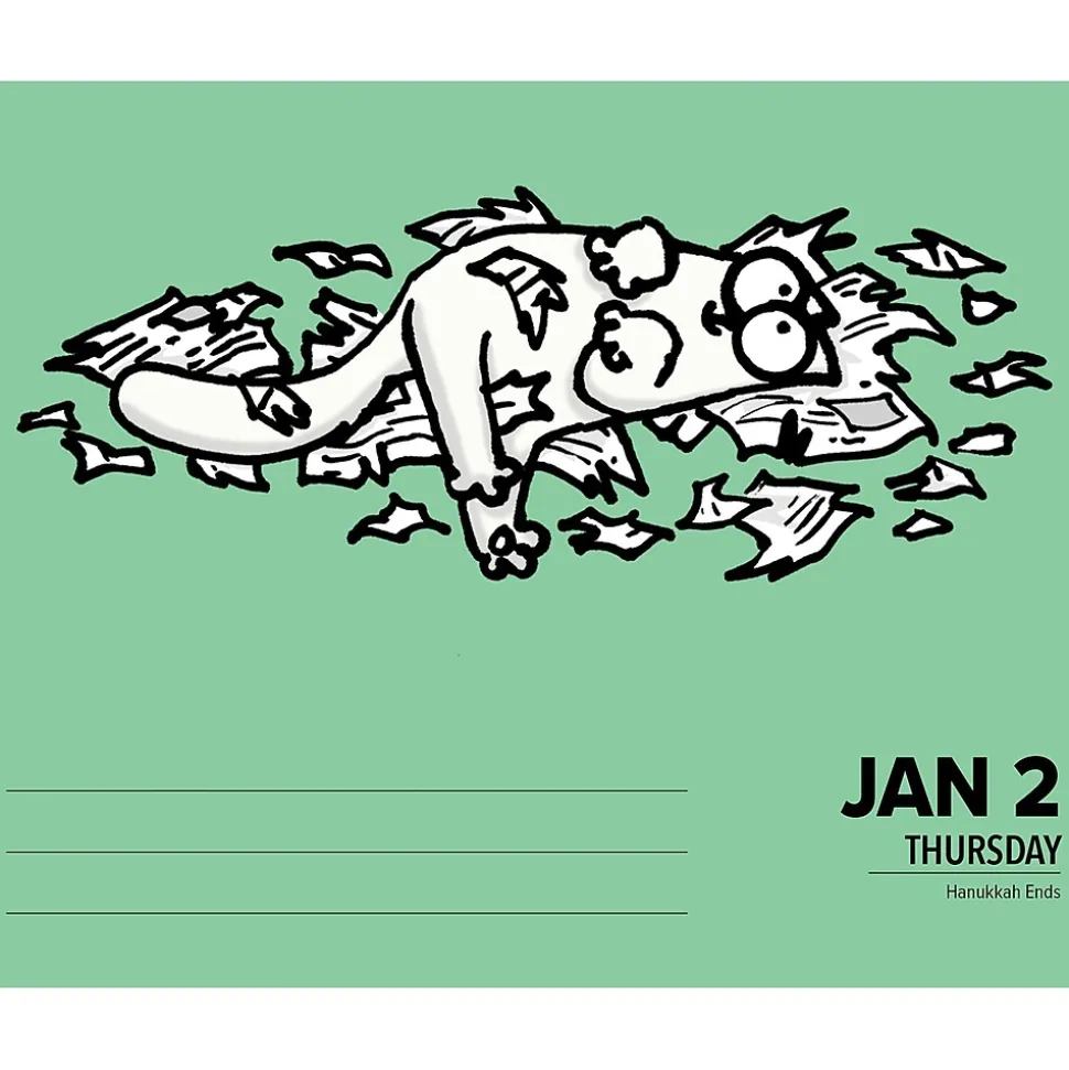 2025 Willow Creek Simon's Cat 6" x 5.5" Day-to-Day Calendar (41017)