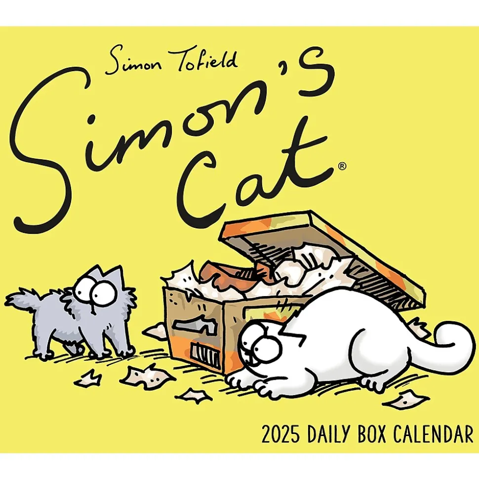 2025 Willow Creek Simon's Cat 6" x 5.5" Day-to-Day Calendar (41017)