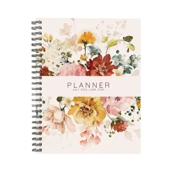2024-2025 Willow Creek Vintage Floral 8.5" x 11" Academic Weekly & Monthly Planner, Paper Cover, Multicolor (47613)