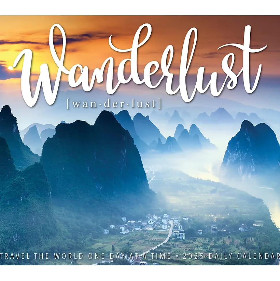 2025 Willow Creek Wanderlust 6" x 5.5" Day-to-Day Calendar (41086)