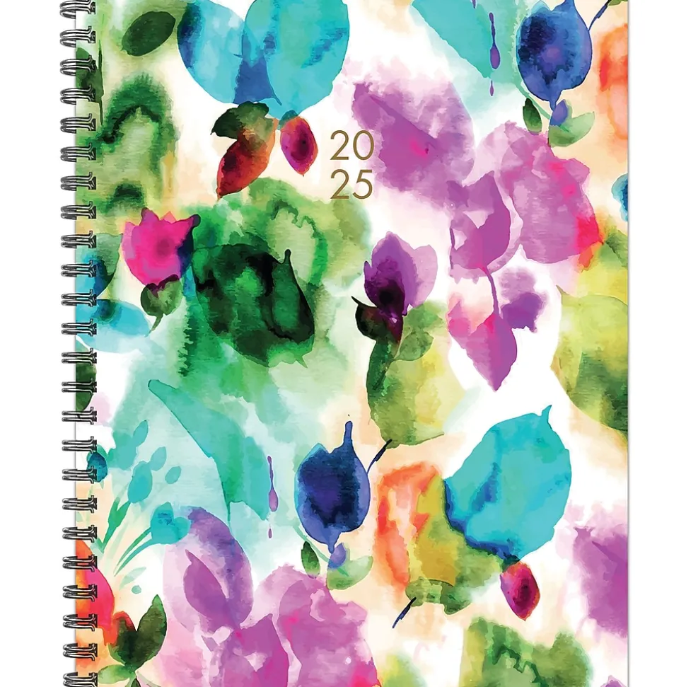 2025 Willow Creek Watercolor Garden 8.5" x 11" Weekly Planner Cover (47415)