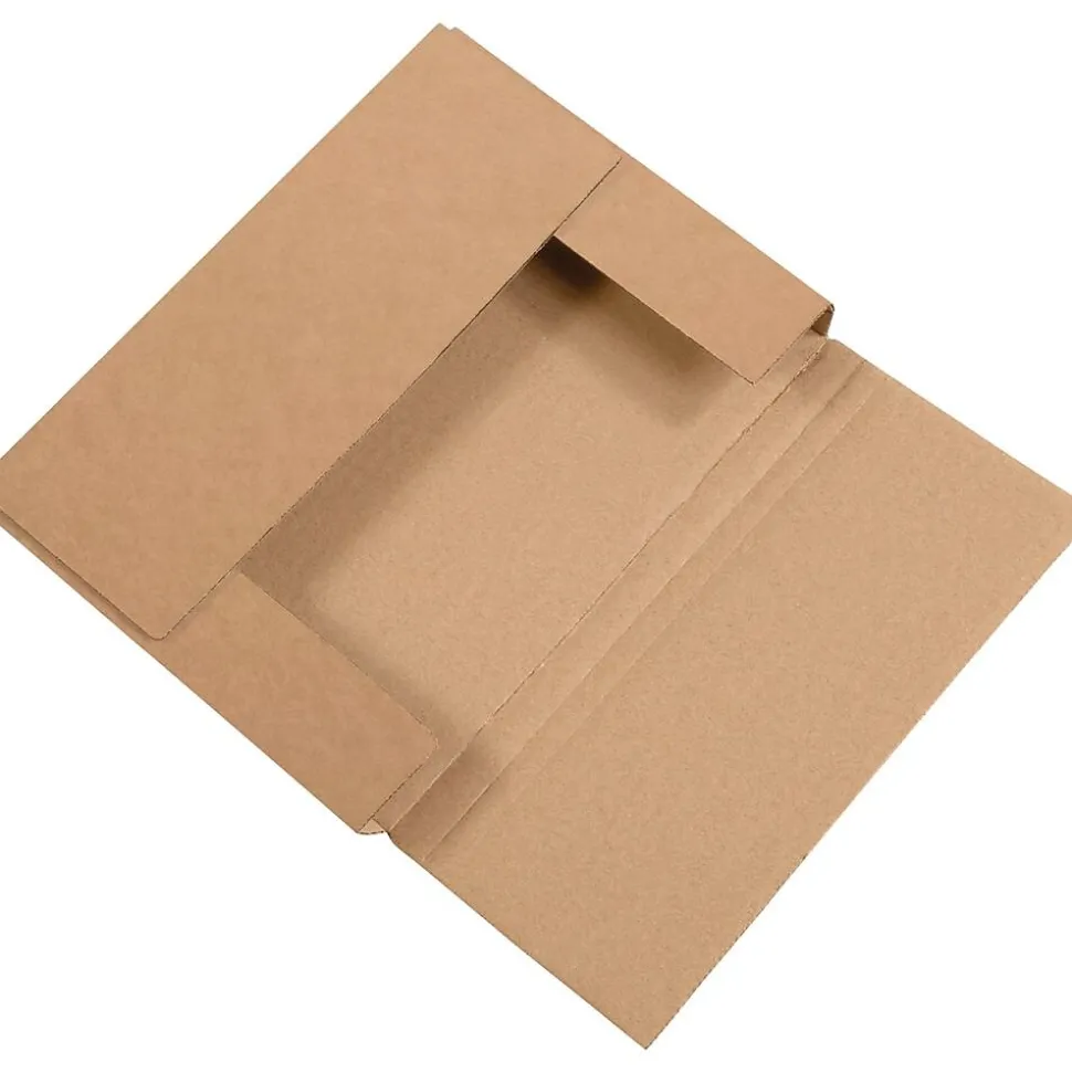 11" x 8 1/2" x 3" Easy-Fold Mailers, 50/Bundle (M1183BFK)