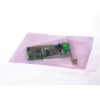 12" x 15" Antistatic Layflat Poly Bags, 2 Mil, Pink, 1000/Carton (12045)