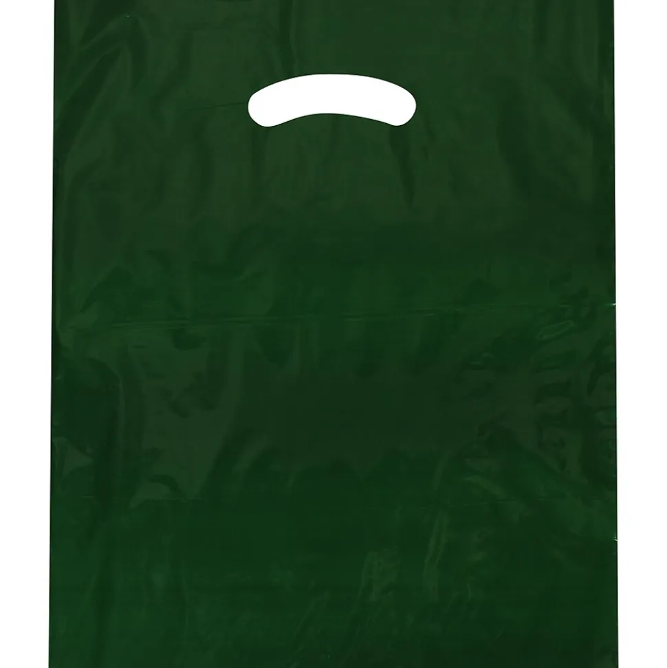 15" x 18" Gusseted Poly Bags, Clear, 500/Carton (248-1518-20)