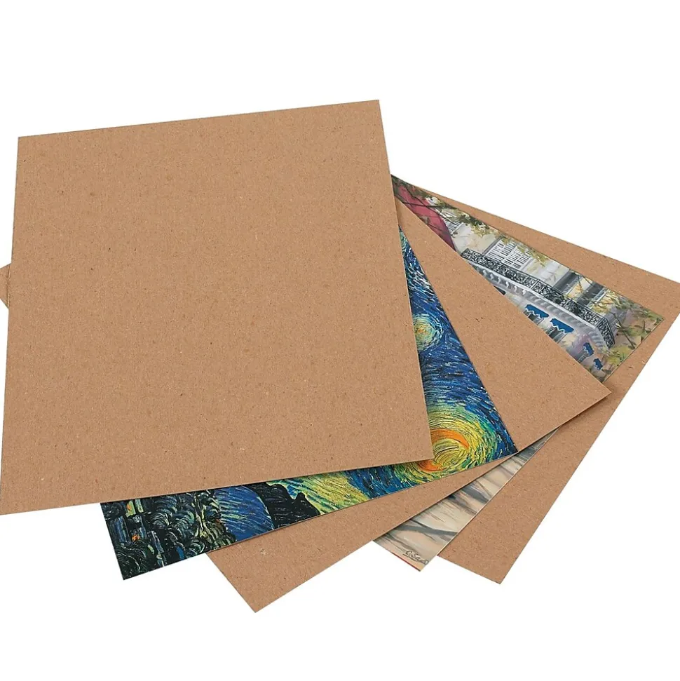 9" x 12" Heavy Duty Chipboard Pads, Single Wall, 640/Carton (CPHD912)