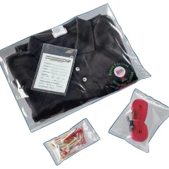 30" x 42" Layflat Poly Bags, 1 Mil, Clear, 500/Carton (2452)