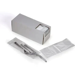 3.75" x 10" Layflat Poly Bags, 0.65 Mil, Clear, 2000/Carton (6670)