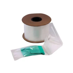 3" x 5" Layflat Poly Bags, Bags on a Roll, 1.5 Mil, Clear, 3000/Roll (2613)