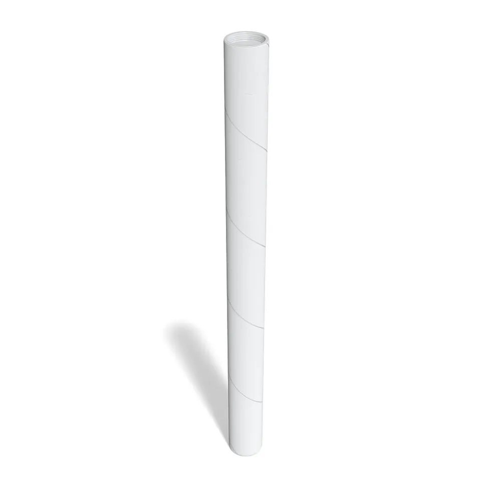 3" x 36" Mailing Tube with Caps, White, 12/Carton (ST55306)