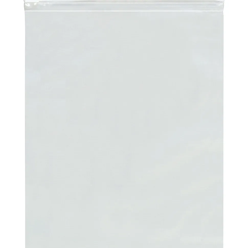 18" x 24" Reclosable Poly Bags, 3 Mil, Clear, 100/Carton (PB5250)