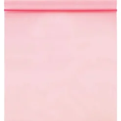 6" x 9" Reclosable Poly Bags, 4 Mil, Pink, 1000/Carton (PBAS2145)