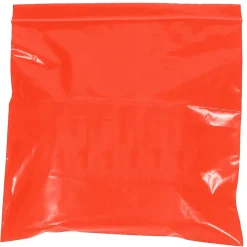 3" x 5" Reclosable Poly Bags, 2 Mil, Red, 1000/Carton (PB3550R)