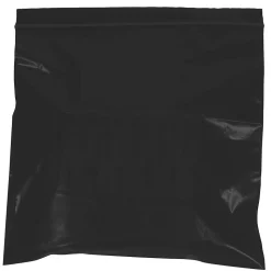 4" x 6" Reclosable Poly Bags, 2 Mil, Black, 1000/Carton (PB3565BK)